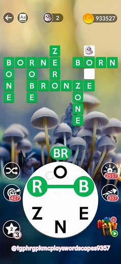 Wordscapes "TOAD 7" MASTER Level 145095 Answer Solutions #wordscapes #brainexercise