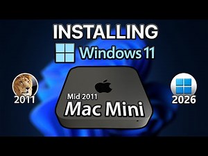 Windows 11 runs better than macOS? (Mac Mini 2011)