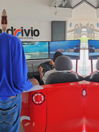 This is what learning to drive should feel like. No real traffic. No pressure. Just practice, confidence, and progress at your own pace. Book your simulator lessons and learn to drive the stress-free way. #DrivioDriving #StressFreeLearning #DrivingSimulator #LearnToDrive #DrivingSchool