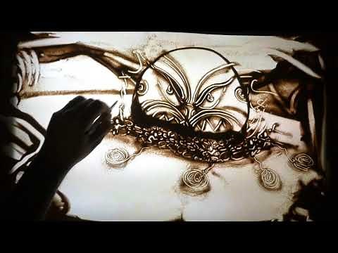 How Māui Slowed the Sun - in Sand Art ( English Version)