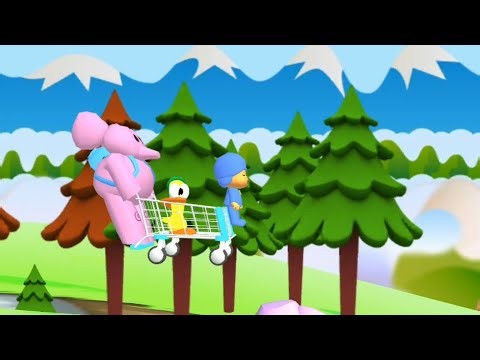 Pocoyo Run & Fun | Shopping Cart | Easy (Gameplay 1)