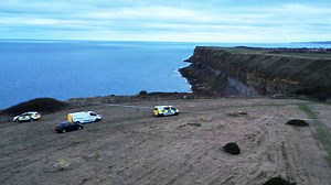 Man killed after his car plunges off cliff edge close to popular holiday park
