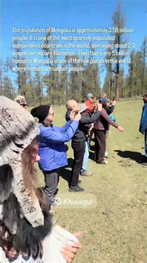 Mongolia 🇲🇳 population, exploring this vast country #travel #shortvideo #visitmongolia