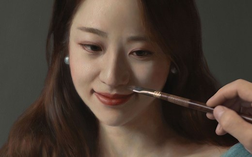 这幅画断断续续三个月了，许多人说画写实不如买个照相机，我很享受这个过程
