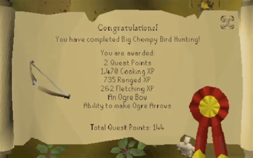 OSRS-Big Chompy Bird Hunting任务全流程攻略