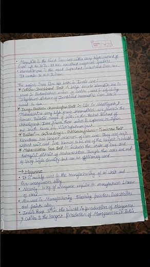 Geography | Chapter 5 | Minerals and energy resources | Notes | Class 10th | NCERT | Notes Guru