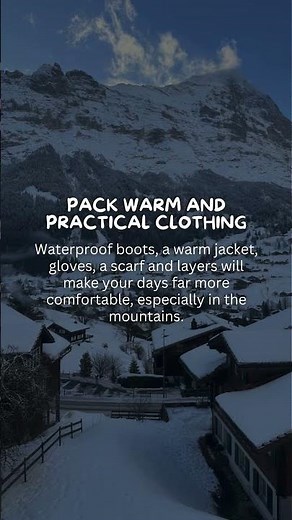 Winter in Switzerland: Tips for First-Time Visitors ❄️