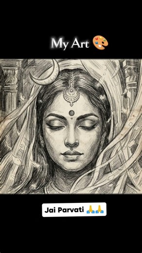 wait for end 💀. #shortsvideo #art #drawing #entertainment #trending #parvati #funny#artwork