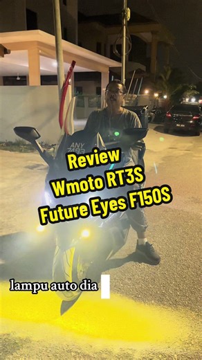 Review.. Wmoto RT3S.. Pasang future eyes F150S mini.. #foryou #review #future #eyes #rt3