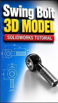 141 Swing Bolt #solidworks @needful3d