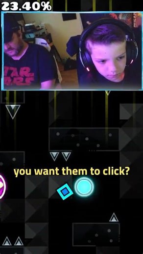 I Think It's Clicking Correctly, Dad #geometrydash #extremedemon #gd