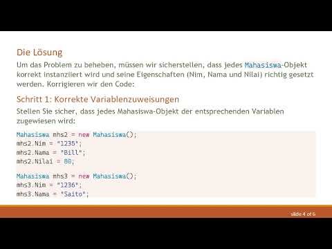 Beheben Sie Ihre C# Array-Schleife: Alle Studentenaufzeichnungen korrekt anzeigen