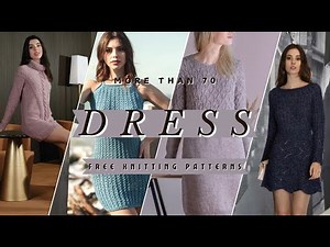 70+ Dress Knitting Pattern Downloads for FREE