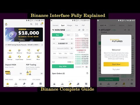 Binance App Interface Fully Explained 2022 - Understand Binance App Tutorial for Beginners