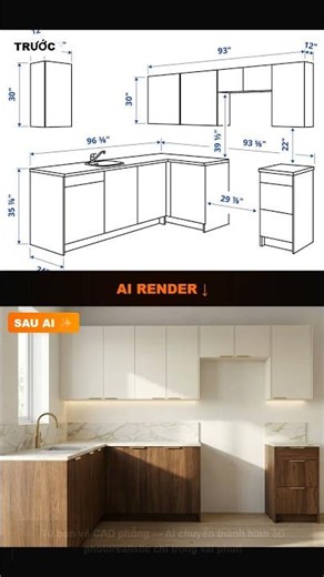 AI Biến Phác Thảo 2D Thành Nội Thất Đẹp