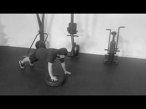 Alternating Plate Push-Up