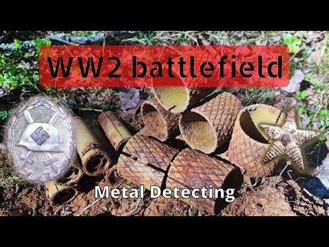 RARE NAZI RELIC FOUND on WW2 Battlefield. Metal Detecting, Relic Hunting, AMAZING finds