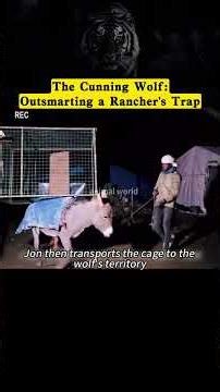 The Cunning Wolf: Outsmarting a Rancher's Trap #fyp #foryou... #Shorts #curious.jake