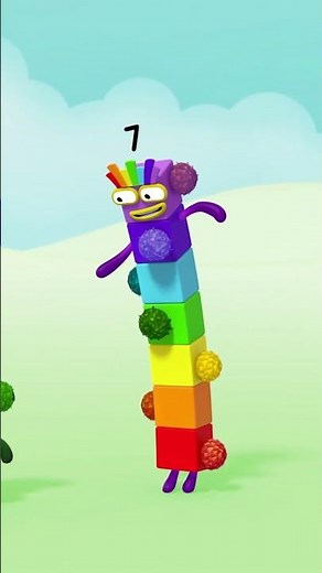 다채로운 수학 | 7을 더하는 법 배우기 - Pt.5 | 세는 법을 배우다 | 넘버블록스 #shorts