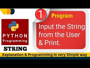 Input the String