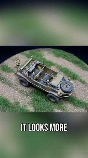 Perfect Chipped Camo Effect | Tamiya Schwimmwagen In 1/35 Scale #scalemodel #tamiya #plasticmodel