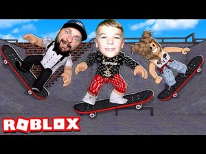 DOING INSANE TRICKS in ROBLOX SKATE PARK
