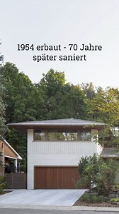 134 reactions | 1954 erbaut - 70 Jahre später außergewöhnlich schön saniert. Hier wird geschickt Denkmalschutz mit puristischer Ganzglas-Architektur kombiniert.  | Josko Fenster & Türen | Facebook