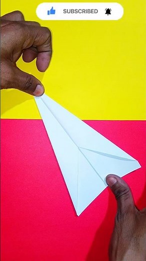 paper plane | how to make a paper airplane step by step 😔😔 #airplane #paperplane #craft