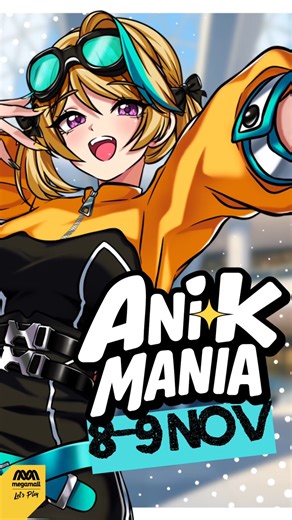 2.9K views · 198 reactions | Guess who is coming?! 8-9 noiembrie doar la Mega Mall #MEGAMALL #AniKMANIA #LetsPlay | Mega Mall Bucuresti | Facebook