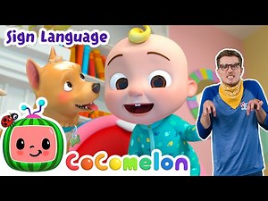The Floor Is Lava! Song & Game | Cocomelon Nursery Rhymes | Learn ASL & Baby Sign Language for Kids - Videos For Kids