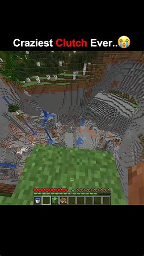 Craziest Clutch Moment in Minecraft