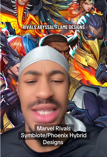 Marvel Rivals Symbiote and Phoenix Hybrid Designs