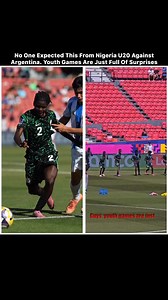 Honestly, no one expected this from Nigeria U20. A game that proves that Youth Football is full of surprises. #U20WorldCup #nigerians #trendingshorts | I’m Rutherford