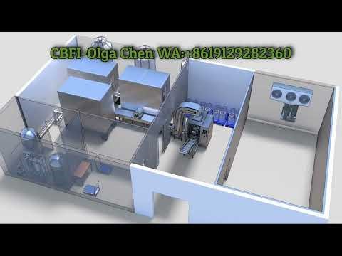 方冰机 半自动化工厂 semi-automatic cube ice plant