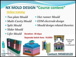 #NX MOULD DESIGN ONLINE COURSE