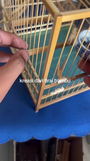 Kreasi Sangkar Burung dari Bambu