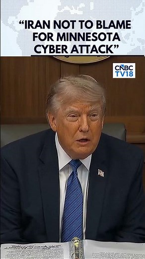 President Trump Blames Minnesota for Cyberattack on Its Water Systems NOT IRAN | N18G
