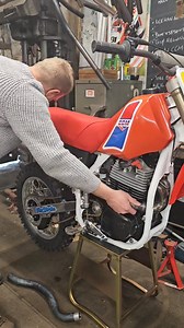 Bending an Exhaust Link pipe, for a 1990s CCM 560cc Rotax Motocross Motorcycle. 🔥 #motocross #dirtbike #offroad #Scrambler #motorcycle #custom #exhaust #moto | Raysons Exhausts