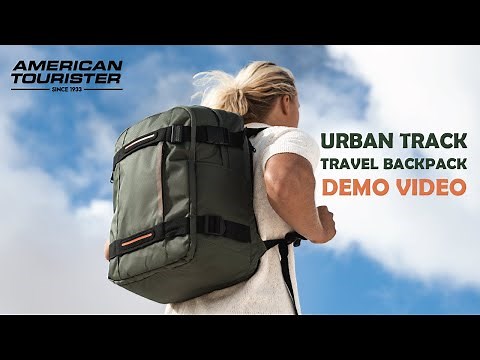 American Tourister Urban Track Travel Backpack Demo – Features