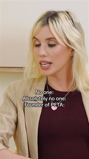 137K views · 9.1K reactions | an old interview with the founder & president of PETA - bbq?!? | Laura Clery | Facebook