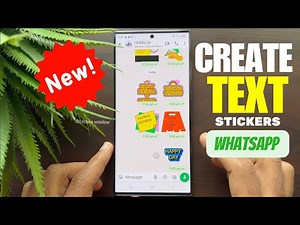 How to Create Text Stickers on WhatsApp 2026 (New Update)
