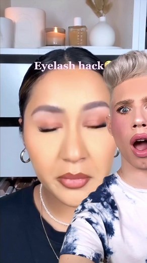 Trying the Easy Eyelash Hack 😳 | Makeup Tutorial