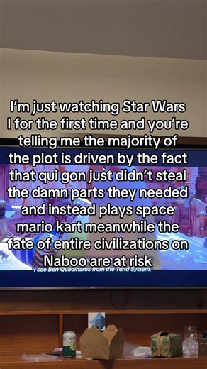 Movies 4 and 5 were masterpieces, now watching 1-3 before watching 6-9…NO SPOILERS PLEASE #starwars #phantommenace #film