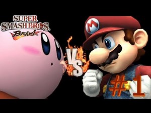 Mario Vs Kirby!!! El Peligro Comienza | Super Smash Bros. Brawl # 1 | Español