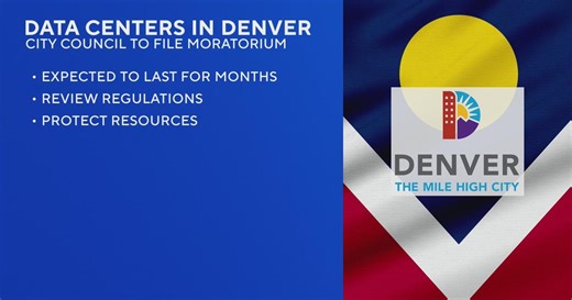 Denver City Council files moratorium for data centers that is expected to last for months