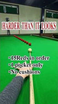 Making a Beginner Drill WAY Harder😅 | Snooker Practice POV