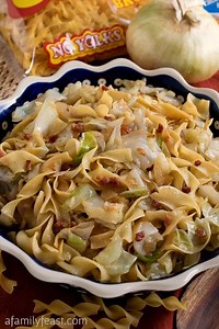 Haluski (Fried Cabbage and Noodles)