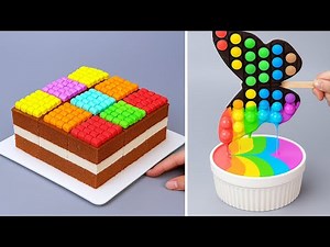 2 Hour Relaxing ⏰ Awesome Rainbow Cake Decorating Ideas You Need To Try Today | So Yummy Cake