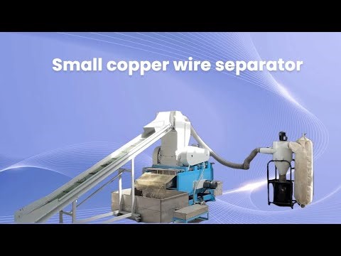 Compact Copper Wire Recycling Machine: Auto Separation of Copper & Plastic