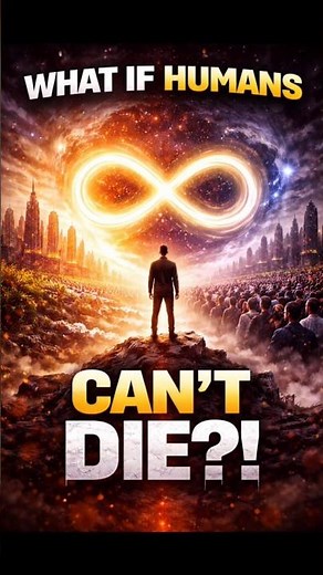 What happens when humans become immortal?#shorts